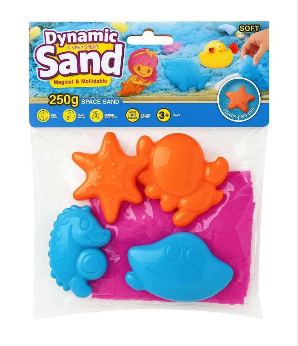 Lavinamasis smėlis „Dynamic Sand“ su formelėmis, 250 g