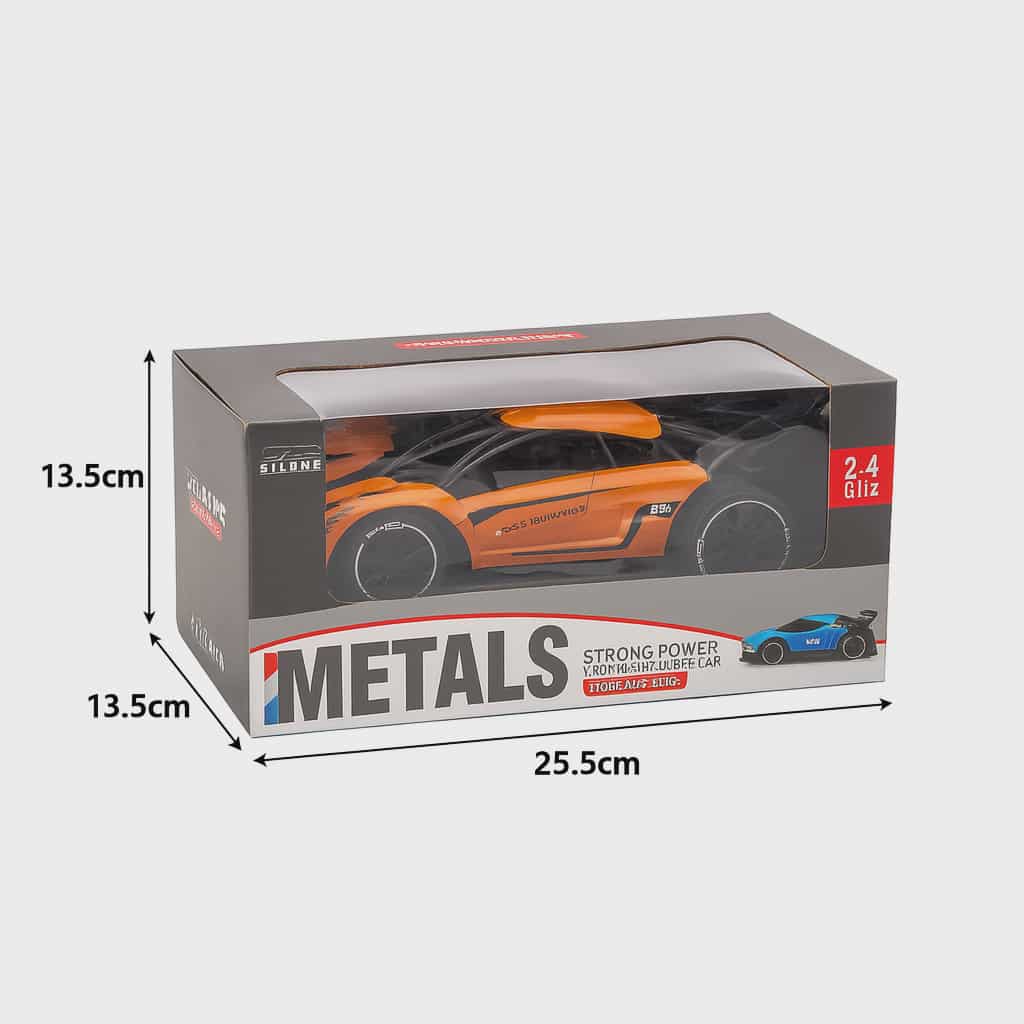 METALS 2.4 GHz lenktynių automobilis vaikams – oranžinis modelis