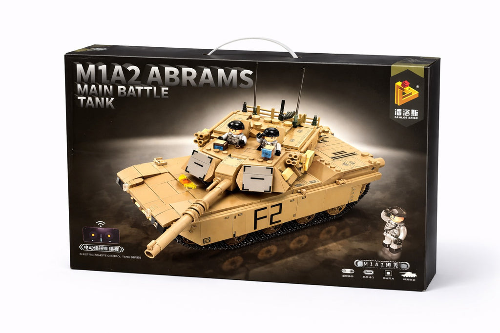 M1A2 Abrams karinės technikos konstruktorius – 1096 detalės