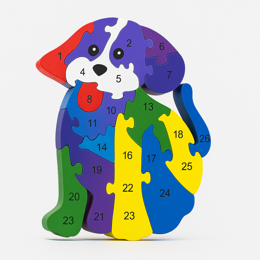 Medinė delionė - Šuniukas