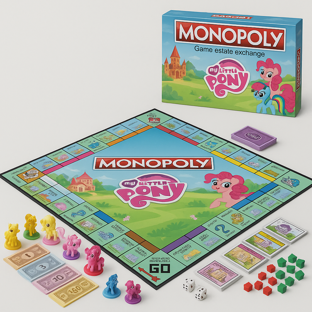 Stalo žaidimas vaikams ir šeimai Monopoly