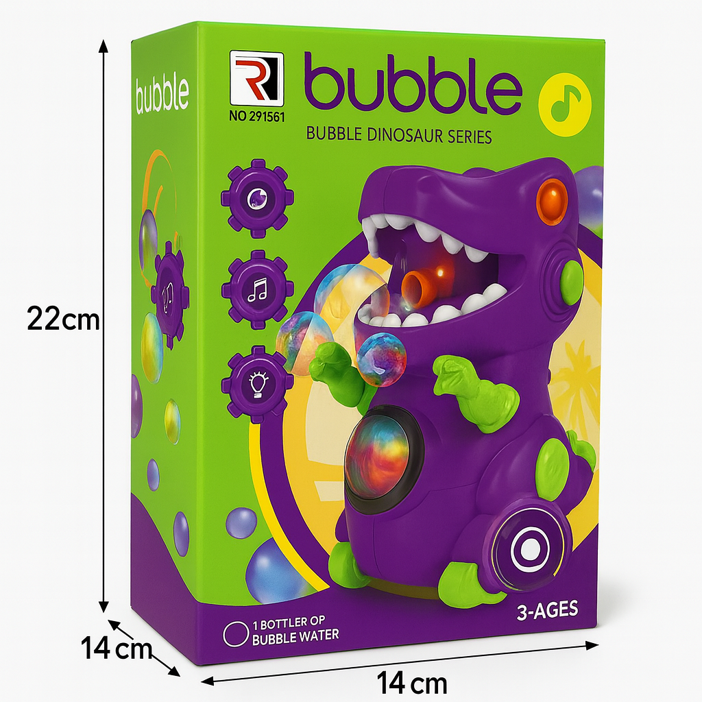Burbulų džiaugsmas vaikams - Bubble Dinosaur