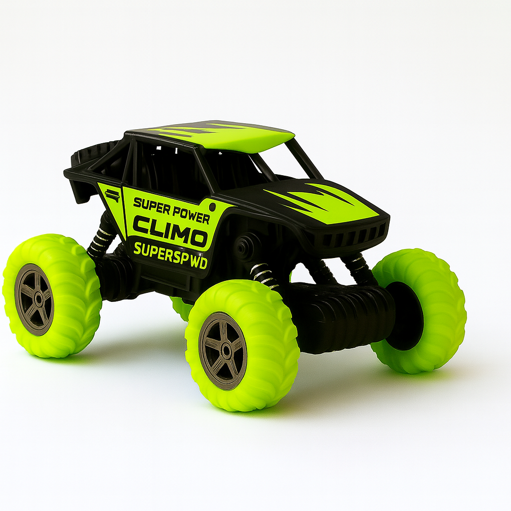 Nuotoliniu pultu valdoma mašina - Stunt Climbing Car - žalia