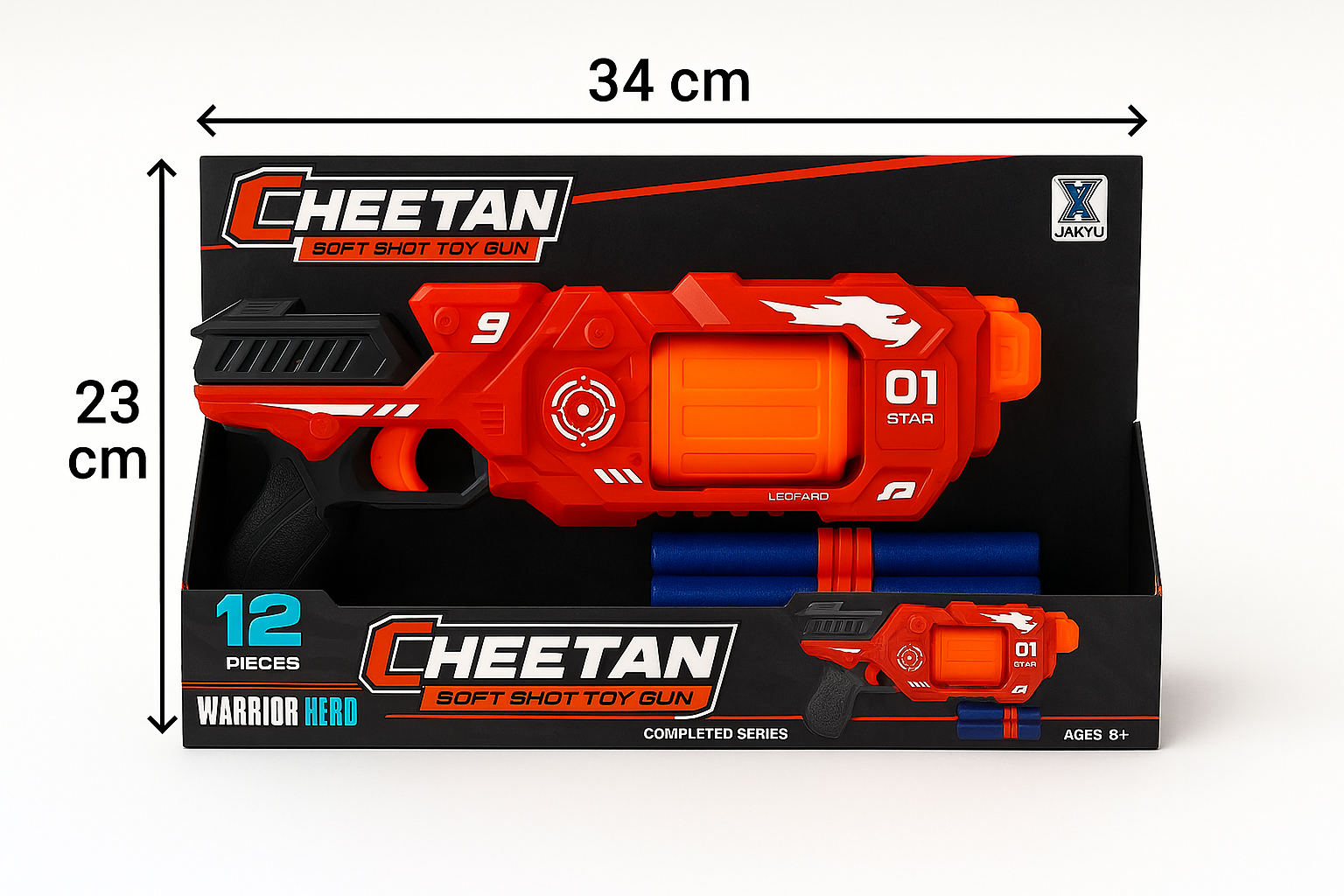 Žaislinis pistoletas su šoviniais