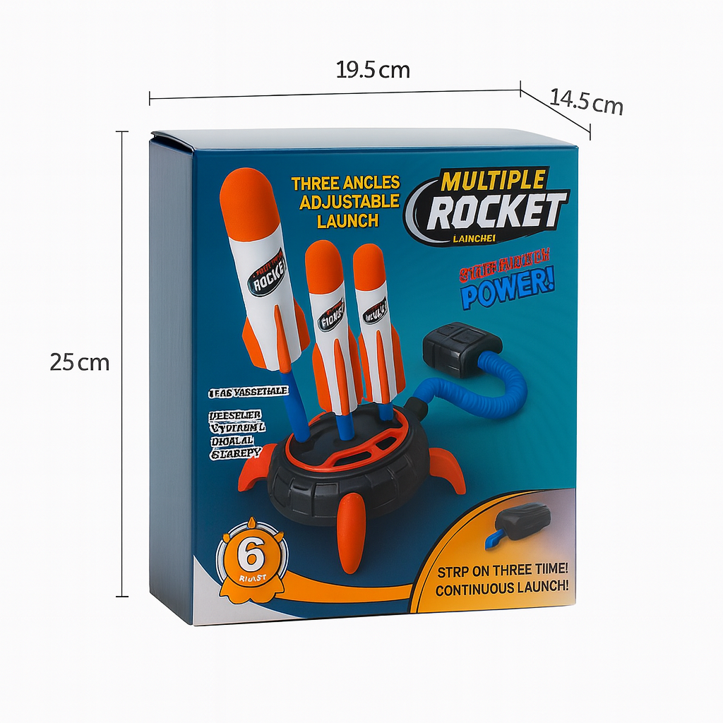 Multiple Rocket Launcher – raketų paleidimo rinkinys vaikams