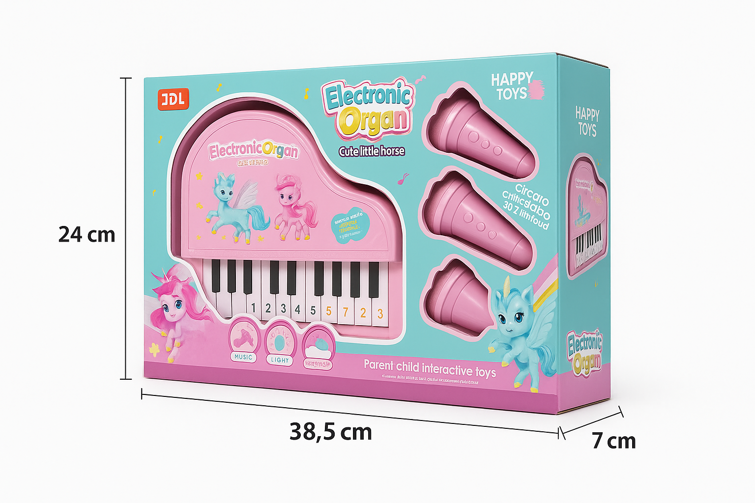 Elektroninis pianinas „Electronic Organ – Cute Little Horse“