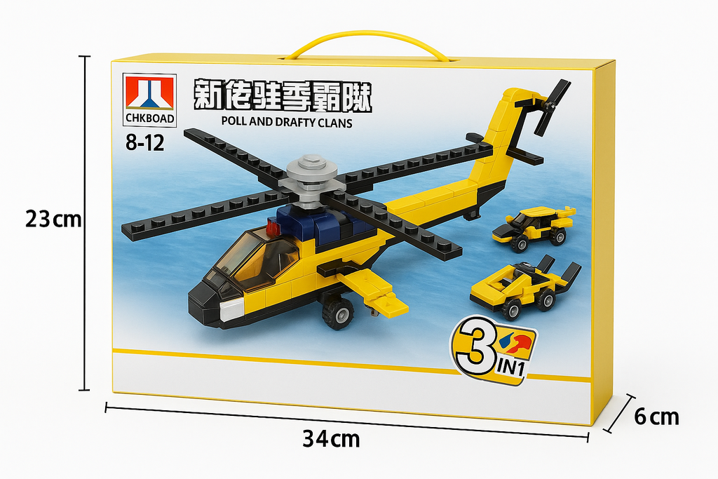 Konstruktorius – sraigtasparnis ir sportiniai automobiliai 🚁🚗🚗