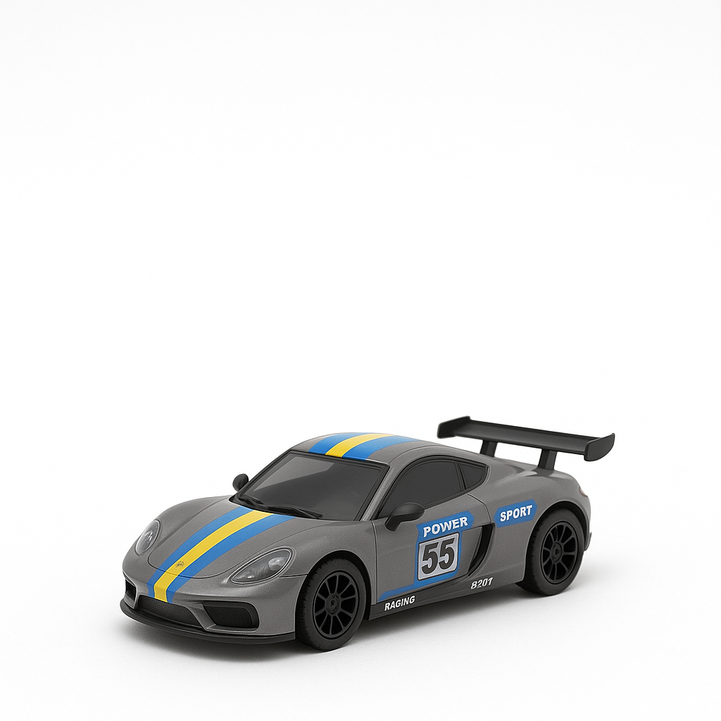 Nuotoliniu būdu valdomas sportinis automobilis „Racing“ (1:18) 🏎️📡