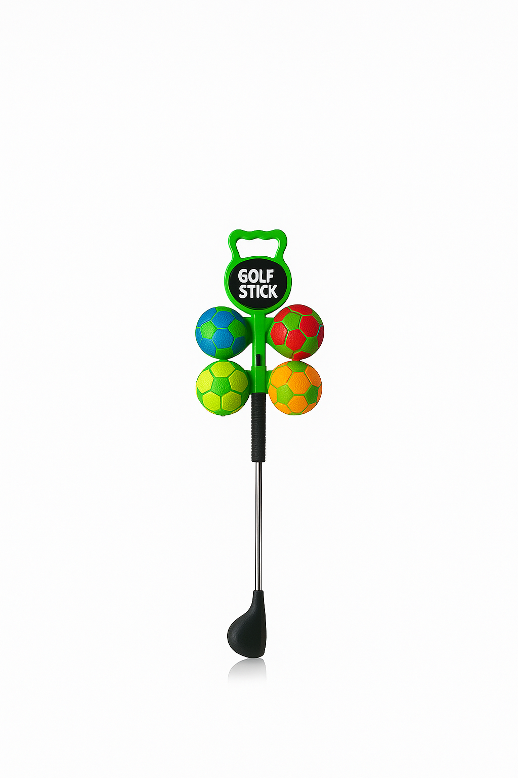 Vaikiškas golfo rinkinys su lazda ir kamuoliukais