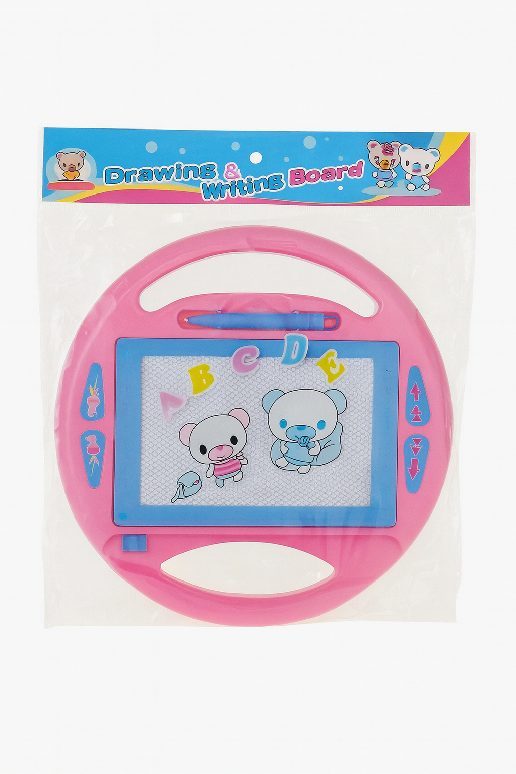 Vaikiška piešimo ir rašymo lenta - rožinė