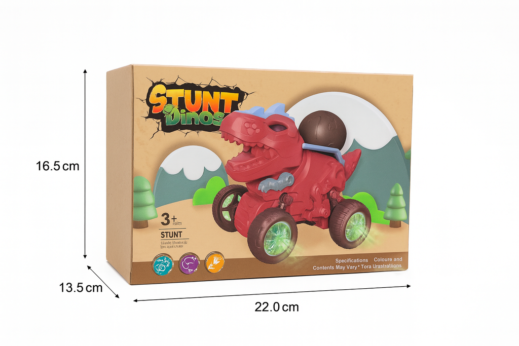 Triukinis dinozauras su šviesomis „Stunt Dinos“