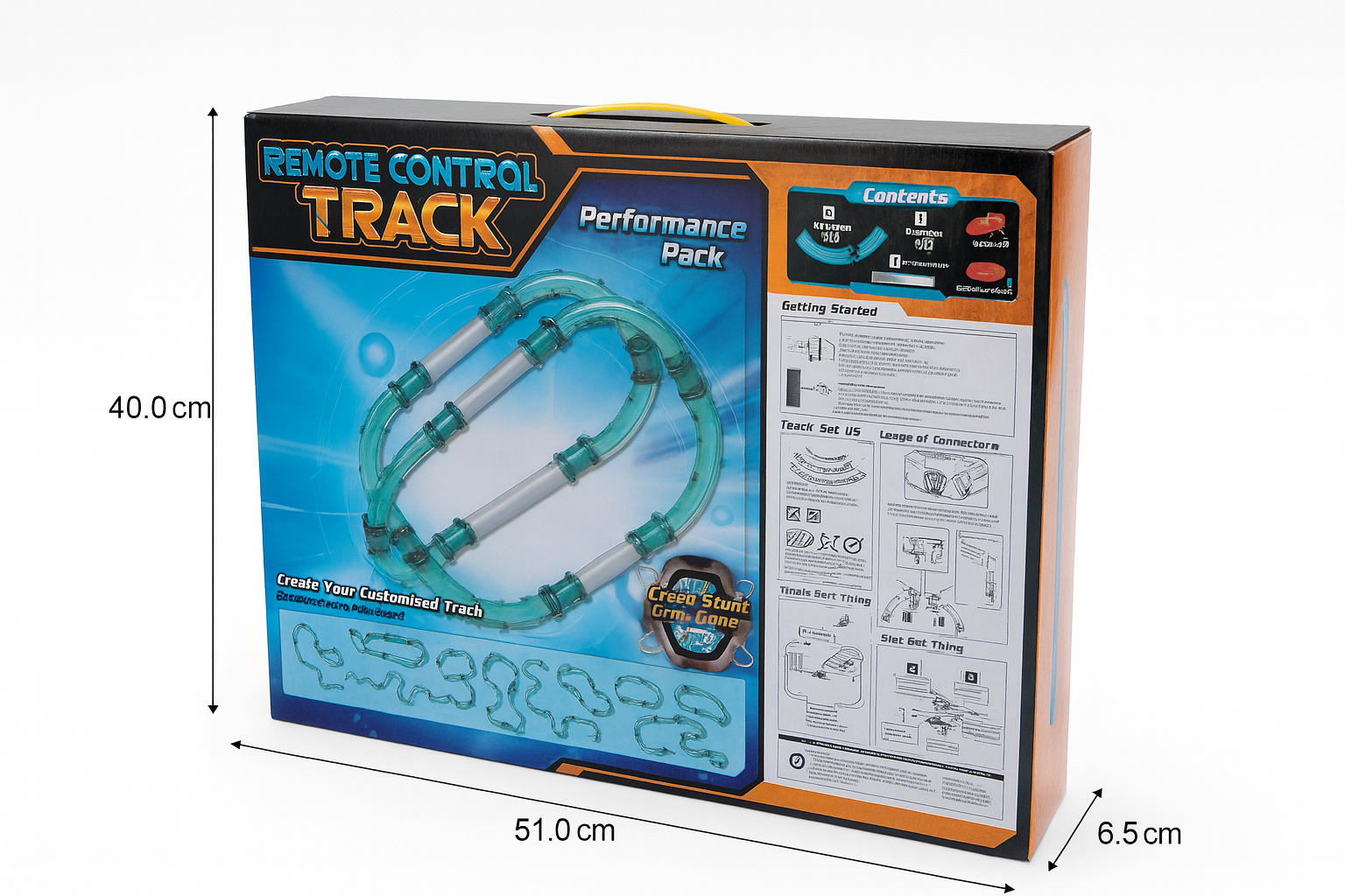 Nuotoliniu būdu valdomas trasos rinkinys „Remote Control Track“
