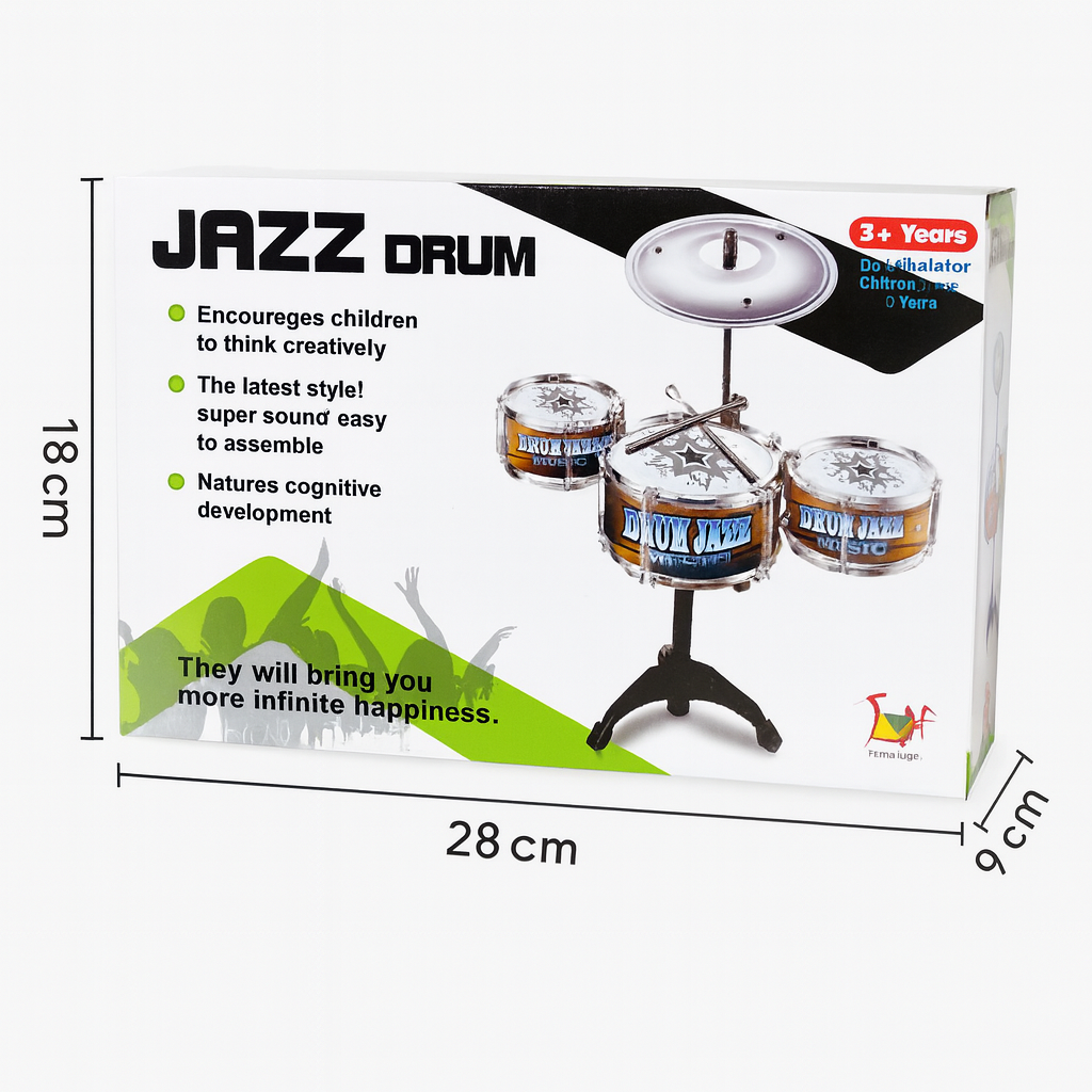 Vaikiškas būgnų rinkinys „Jazz Drum“