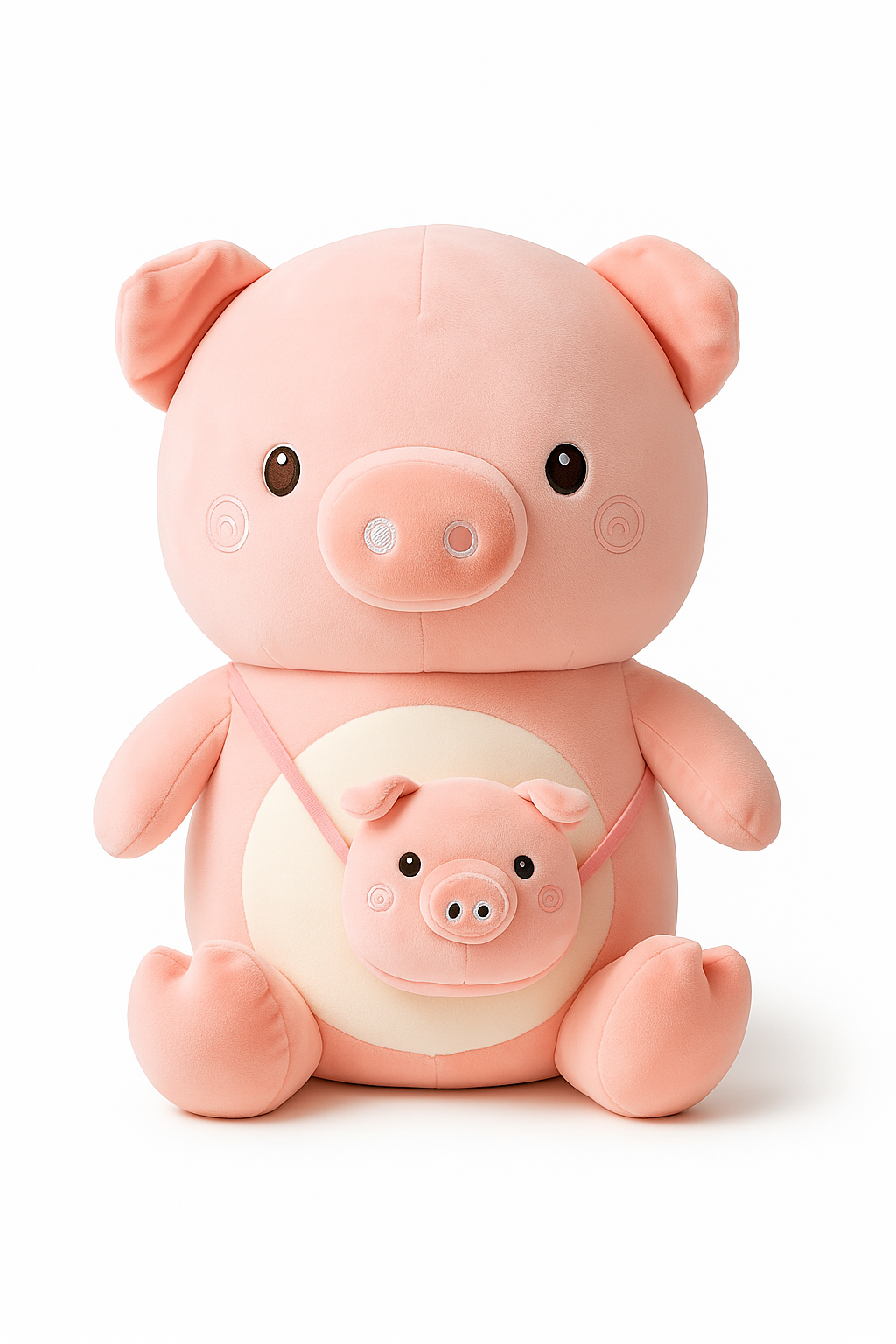 Pliušinė paršiukė su mažyliu