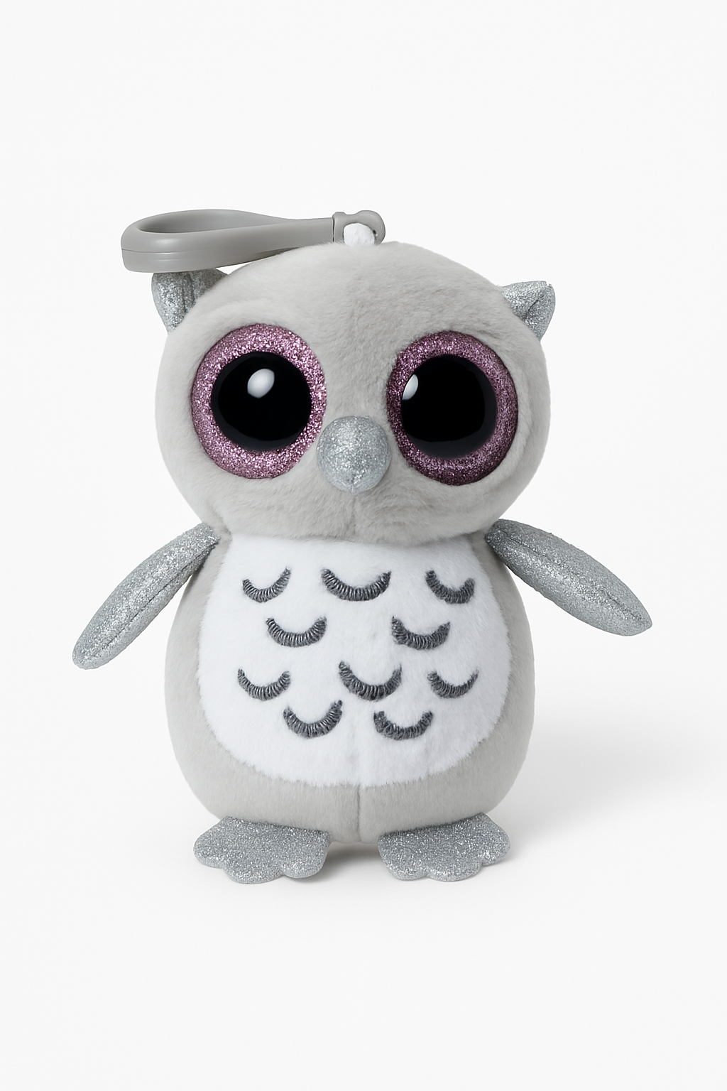 Pliušinis pakabukas „Blizgi pelėdžiukė“