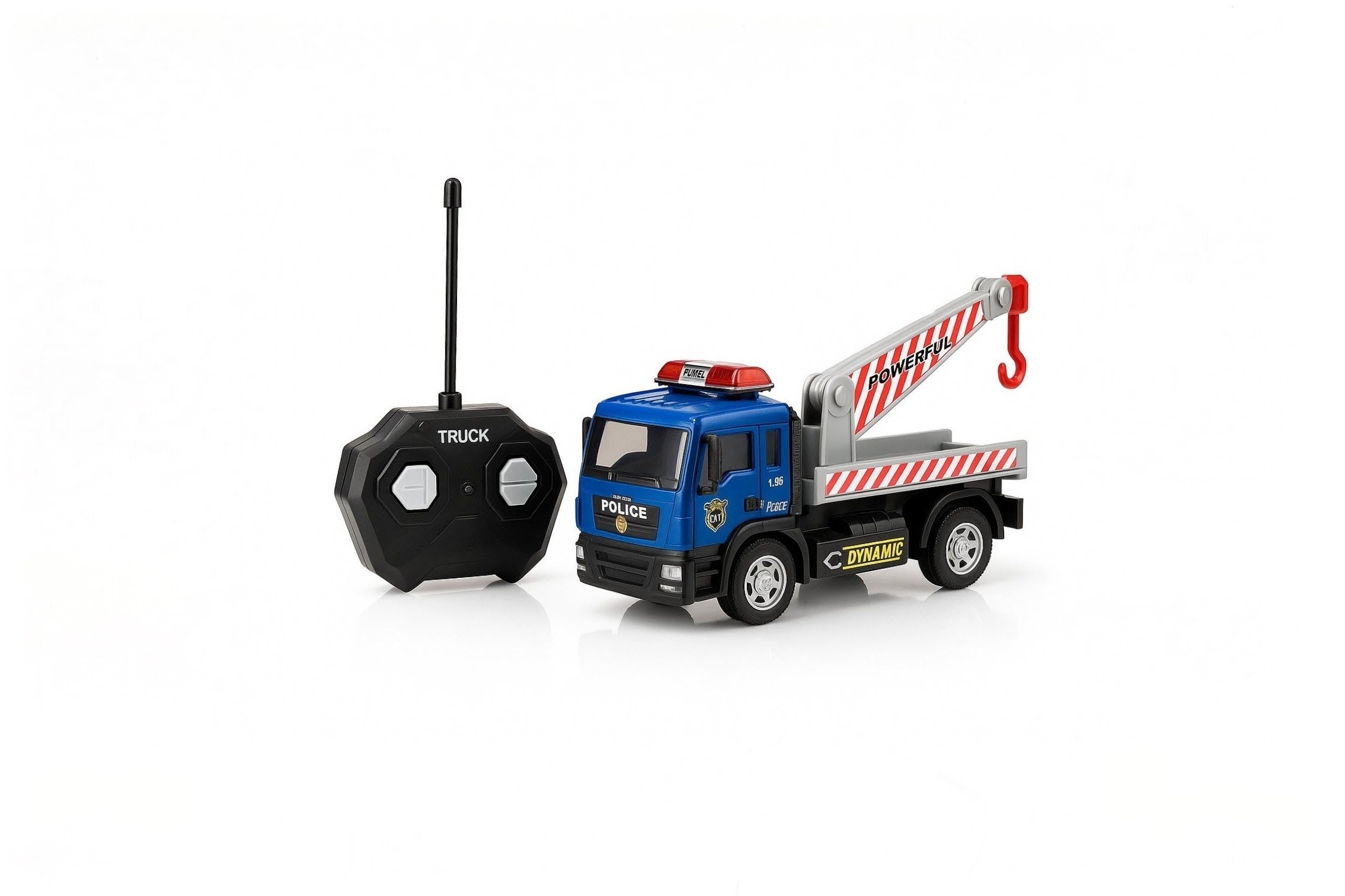 Nuotoliniu pultu valdoma policijos mašina 🚓