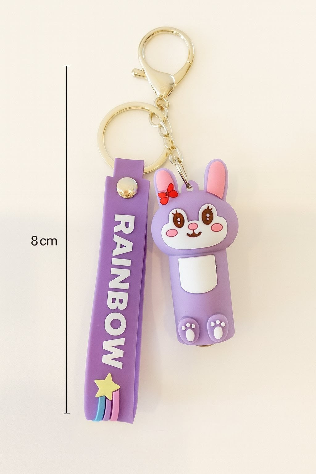 Mielas zuikio pakabukas „RAINBOW“