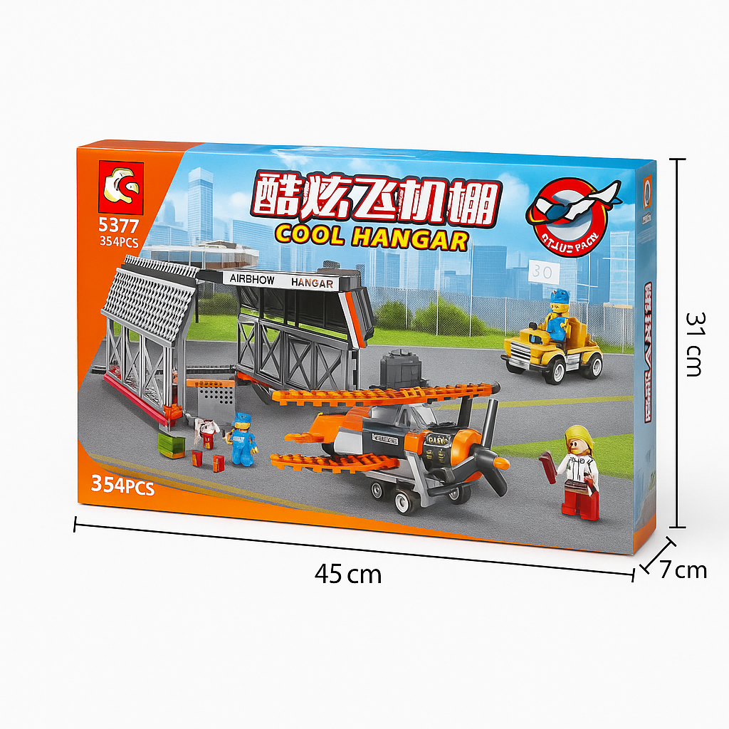 Konstruktorius „Cool Hangar“ (354 det.)