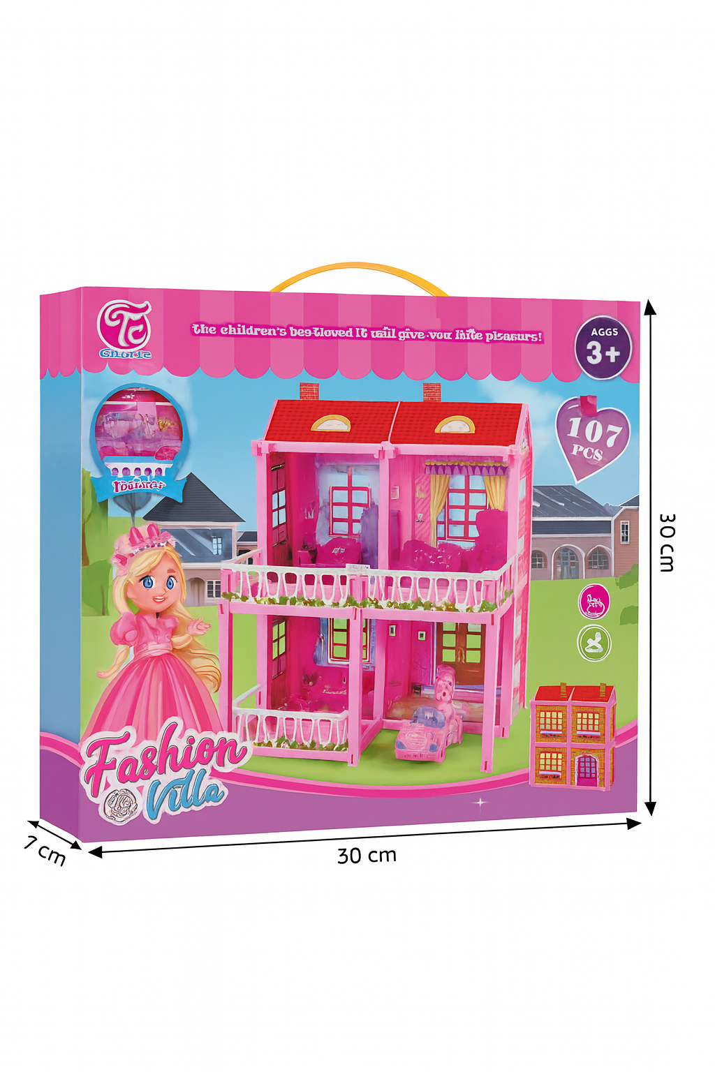 Fashion Villa  – svajonių lėlių namas mažosioms princesėms!