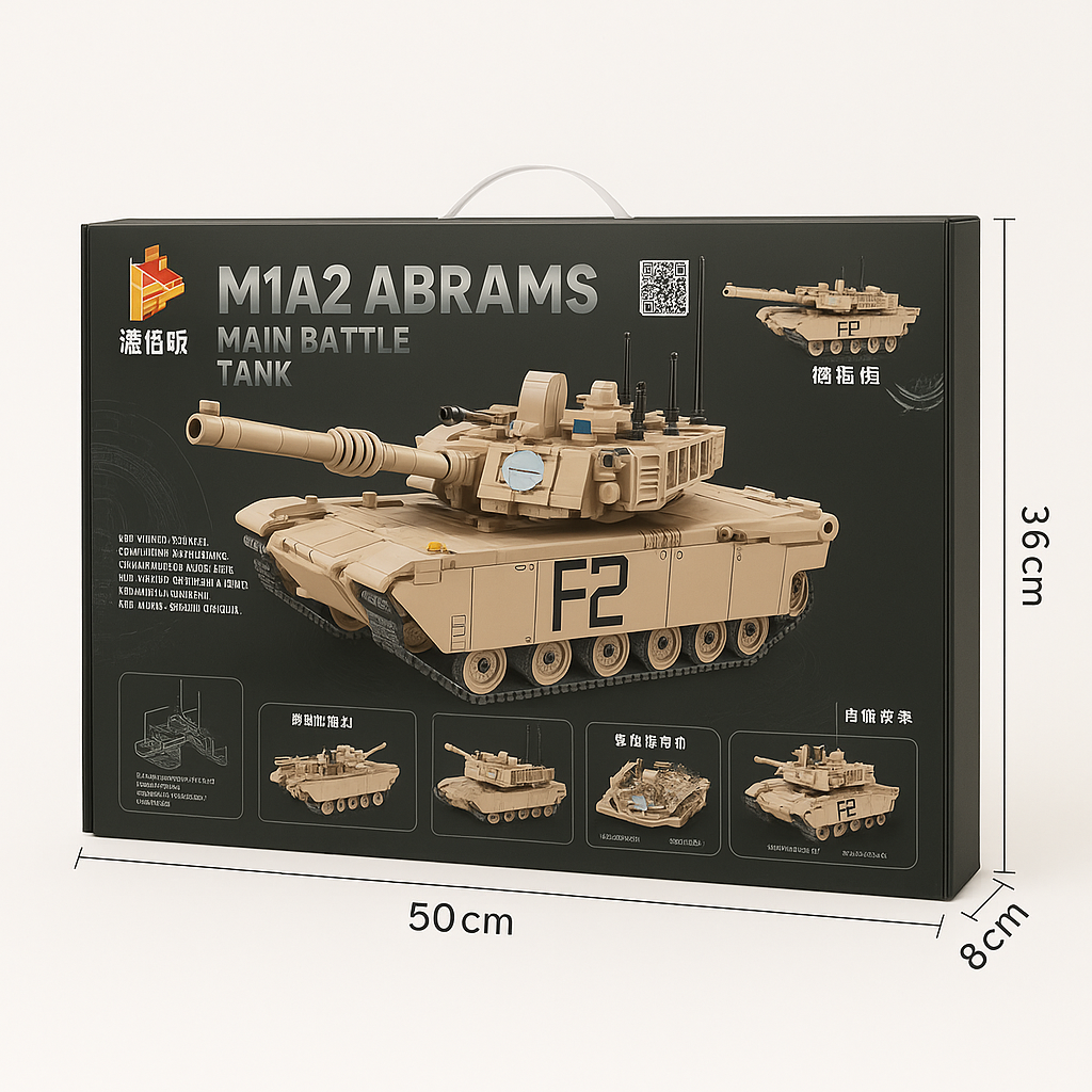 Abrams mūšio galiūnas – 1000+ detalių konstruktorius