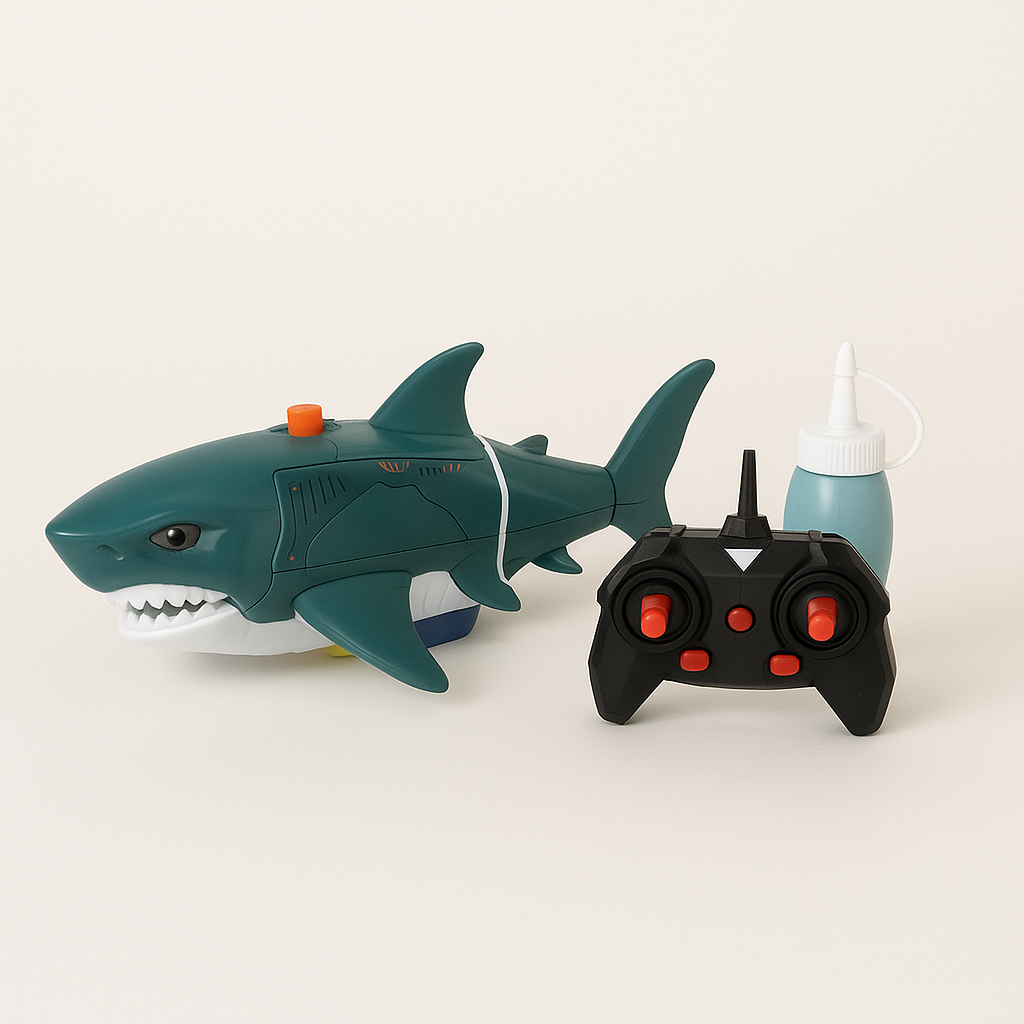 Nuotolinio valdymo žaislinis ryklys „Shark RC“