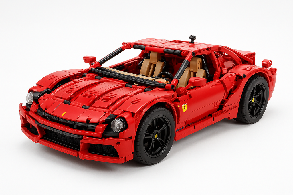 Konstruktorius Red Fire Sports Car – 1441 detalė