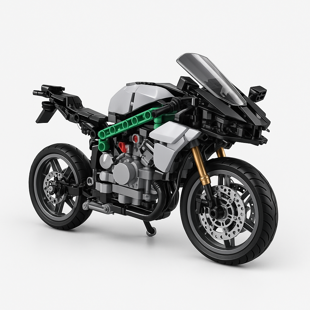 Konstruktorius Chic-Block Rapid Motorbike – 585 detalės
