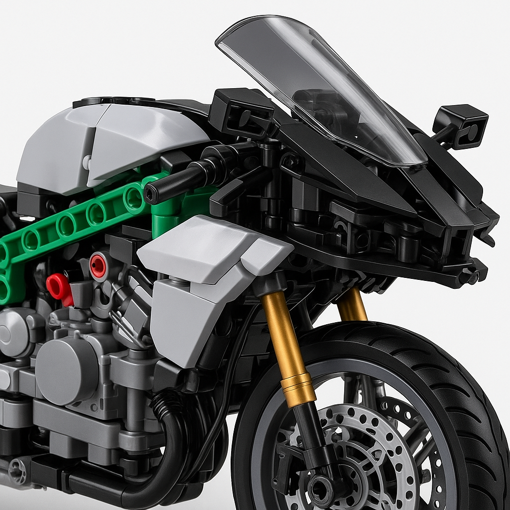 Konstruktorius Chic-Block Rapid Motorbike – 585 detalės