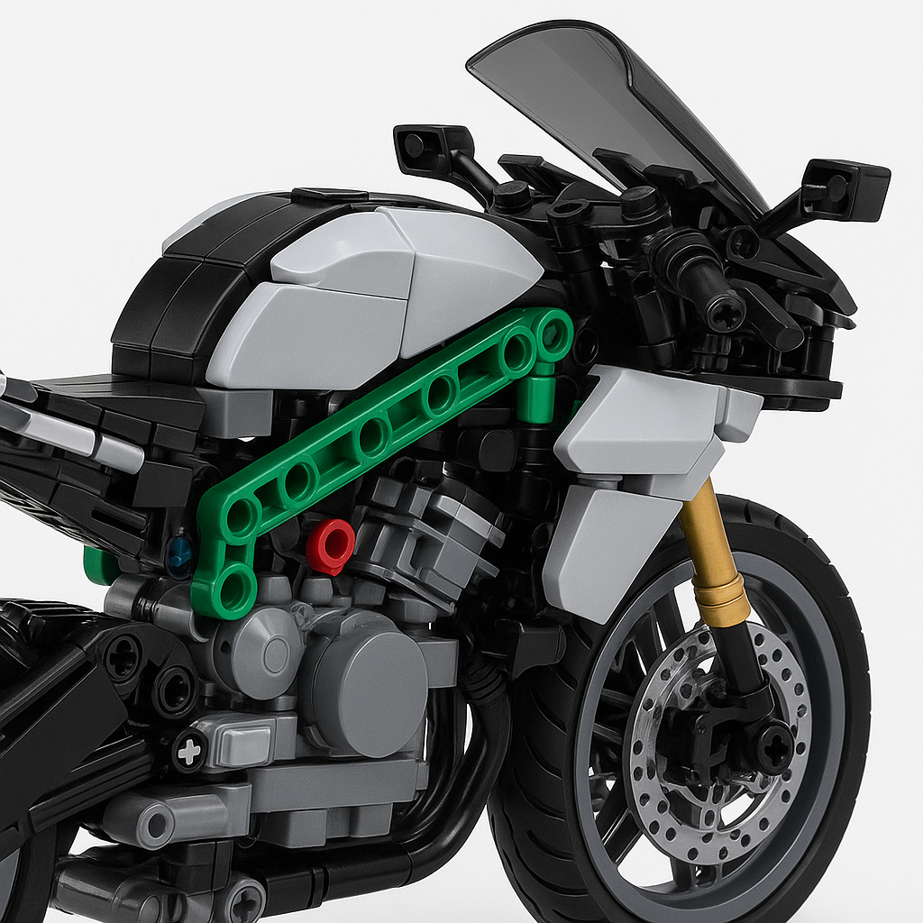 Konstruktorius Chic-Block Rapid Motorbike – 585 detalės