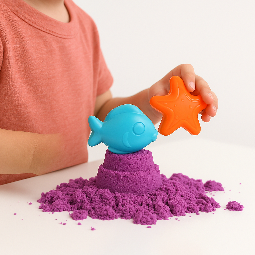 Lavinamasis smėlis „Dynamic Sand“ su formelėmis, 250 g