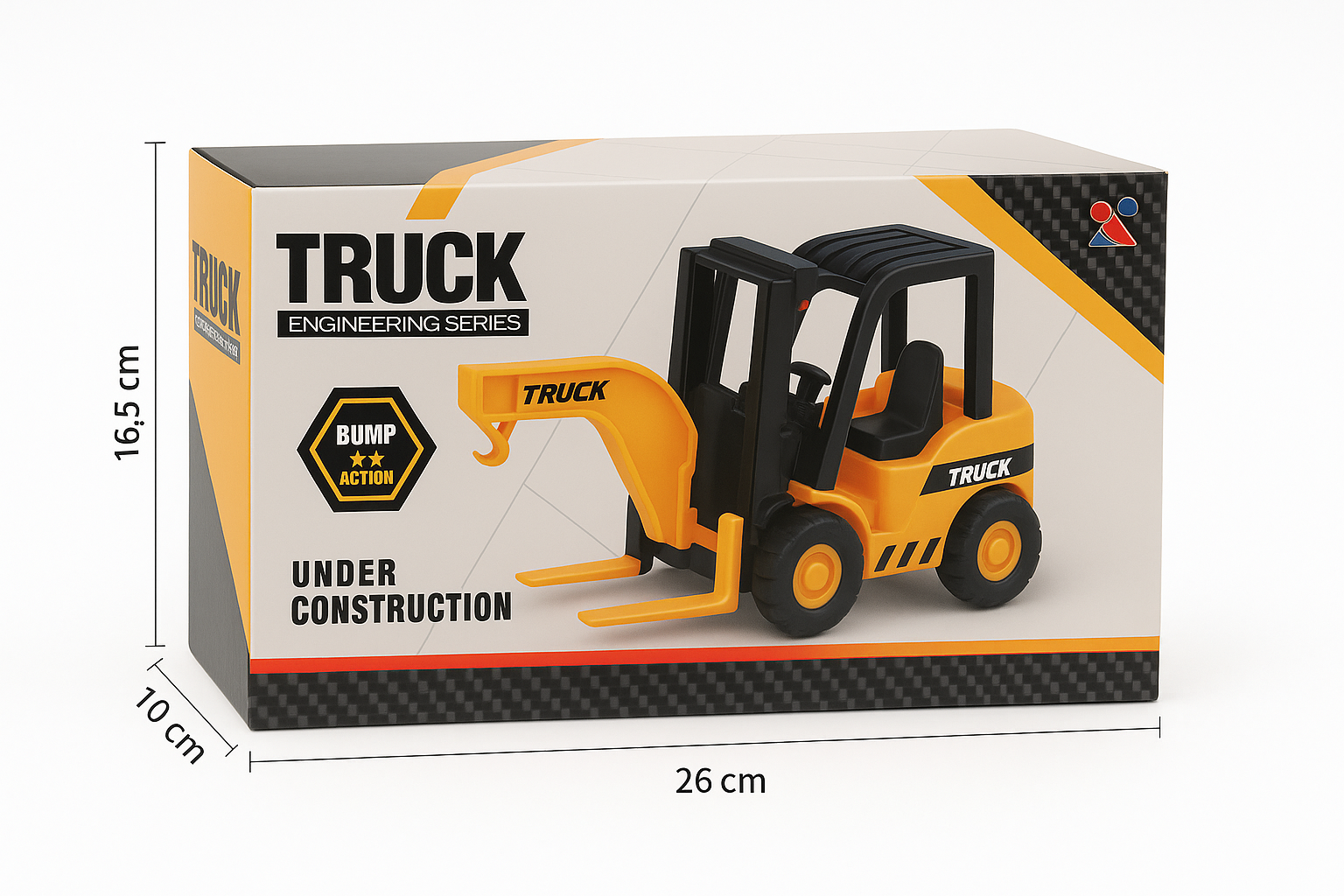 Žaislinis krautuvas TRUCK Engineering Series – mažasis statybų herojus!