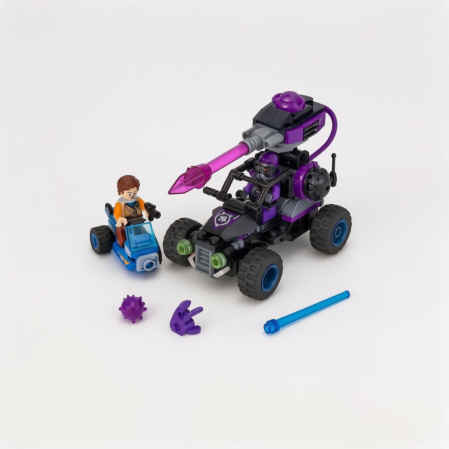 Konstruktorius THE HIGH-TECH ERA – Kovinis lazerinis visureigis su figūrėlėmis