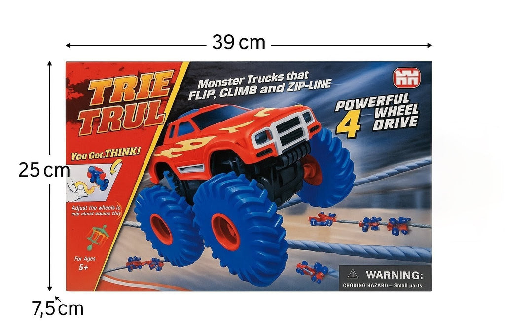 Monster Truck „TRIE TRUL“ – keturių varomųjų ratų galiūnas!