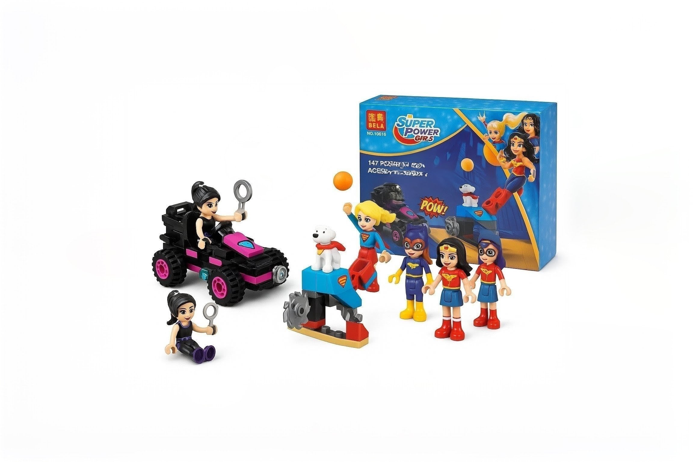 Super Power Girls konstruktorius – smagiems nuotykiams namuose!