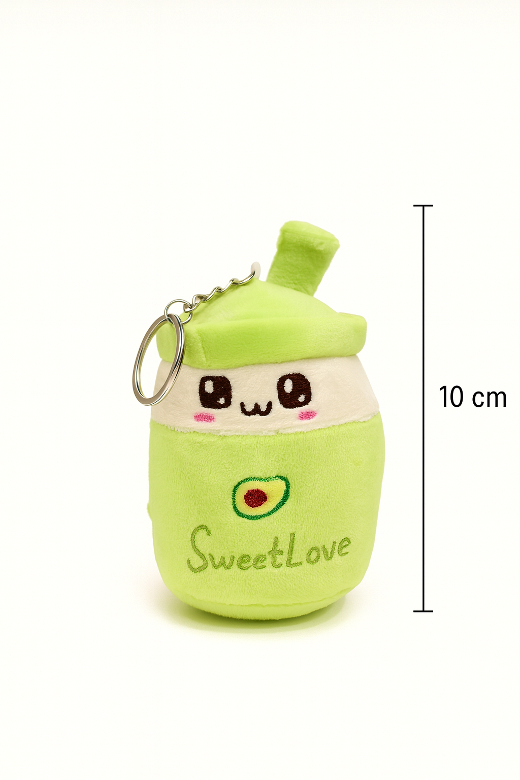 Avokado šypsena – pliušinis pakabukas