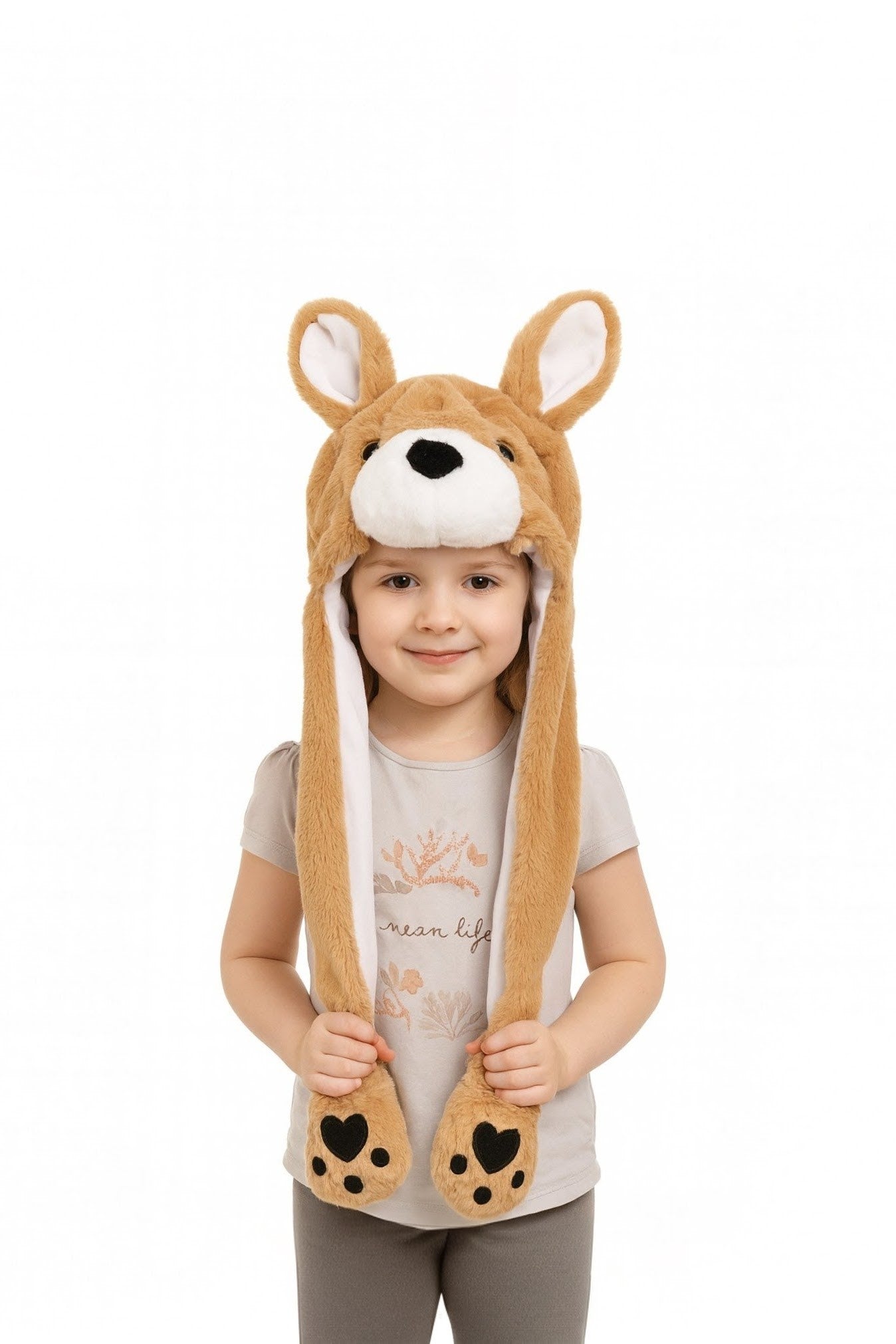 Mielas vaikiškas kepuriukas su ausytėmis