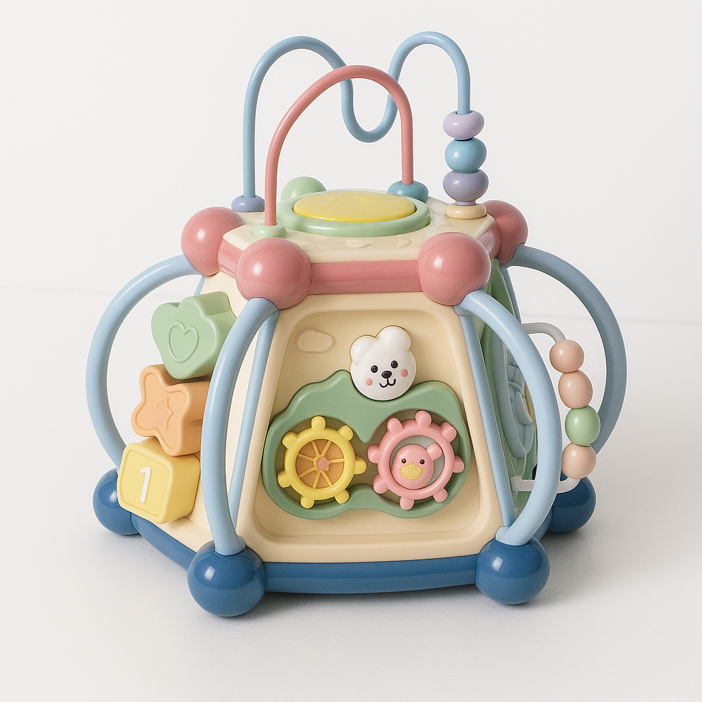 Išmanus lavinamasis žaislas su laikrodžiu ir formelėmis „Magic Box“ 7 in 1