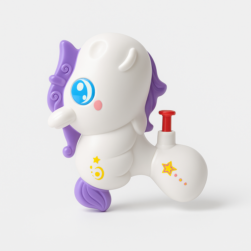 Vandens žaislas „Jūrų arkliukas“ – purkštukas linksmiems žaidimams