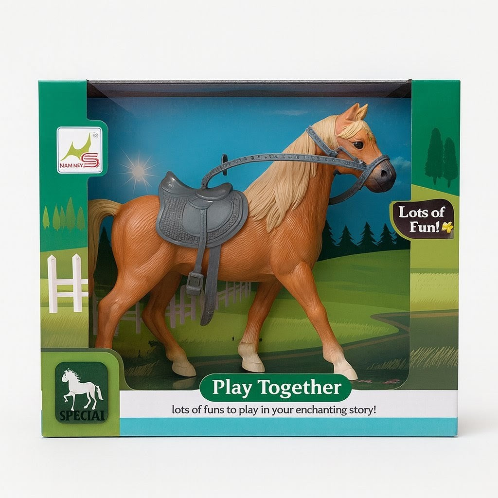 Žaislinis arkliukas su balnu – „Play Together“