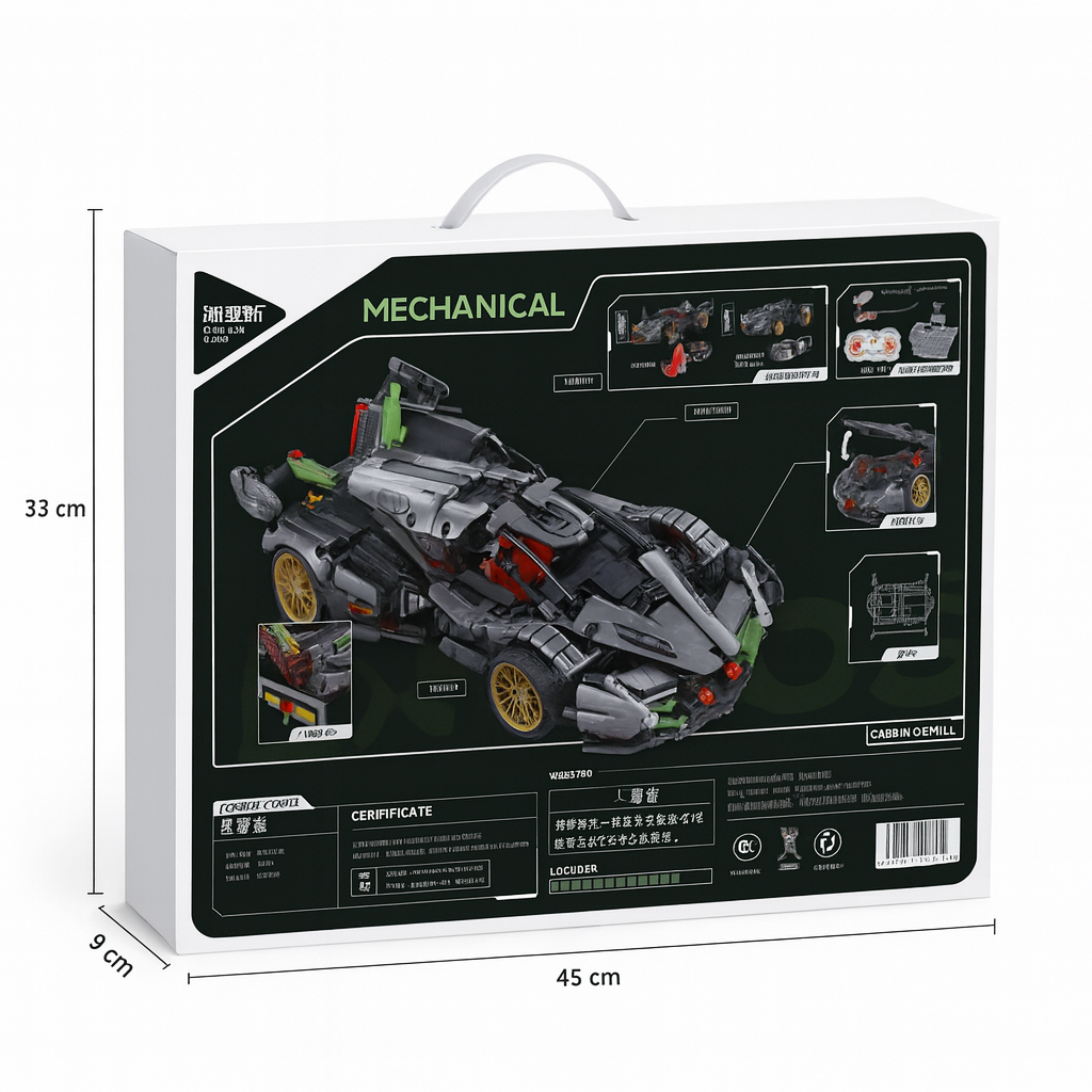 MECHANICAL konstruktorius su pulteliu – sportinis super automobilis