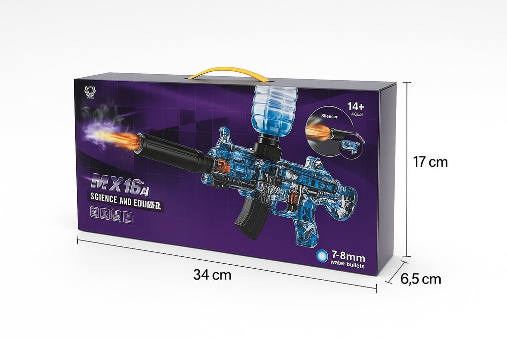 MX16 Gel Bullet šautuvas – su tikrovišku dūmų efektu!