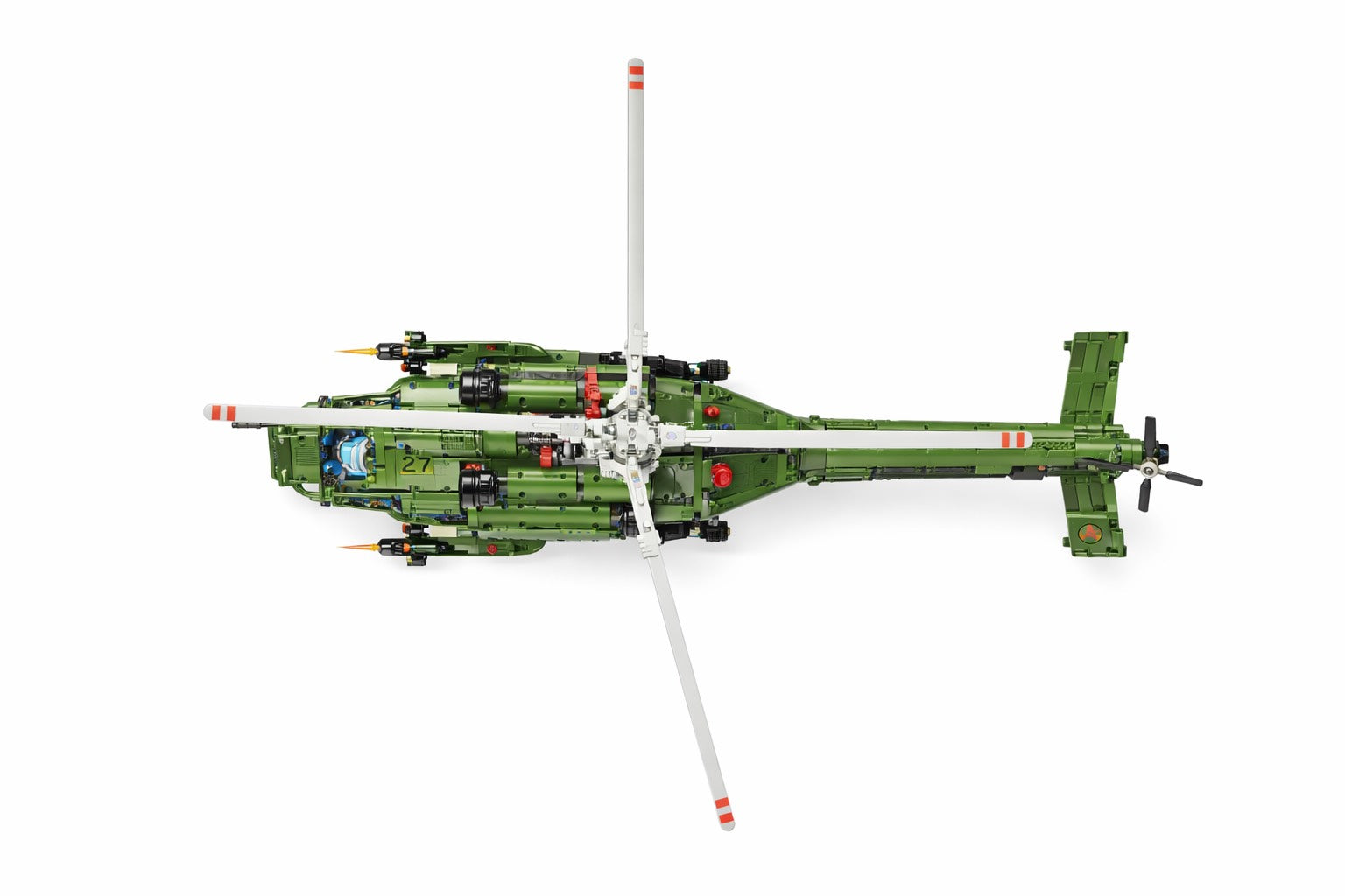 Karinis sraigtasparnis „Helicopter 27“ – konstruktorius (1800 detalių)