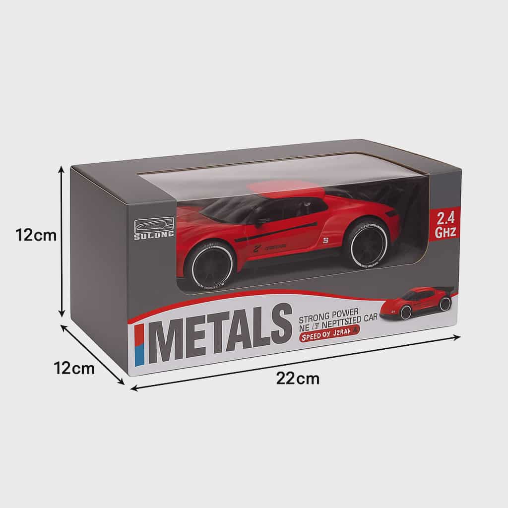 Nuotolinio valdymo mašina Metals BULLET 2.4GHz – raudona