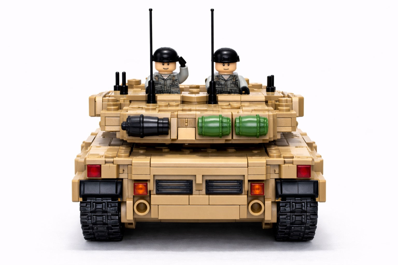 M1A2 Abrams karinės technikos konstruktorius – 1096 detalės