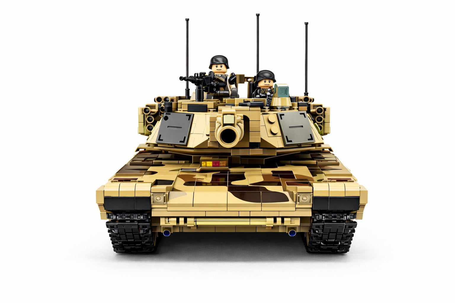 M1A2 Abrams pagrindinis kovos tankas – techninis konstruktorius (1630 detalių)