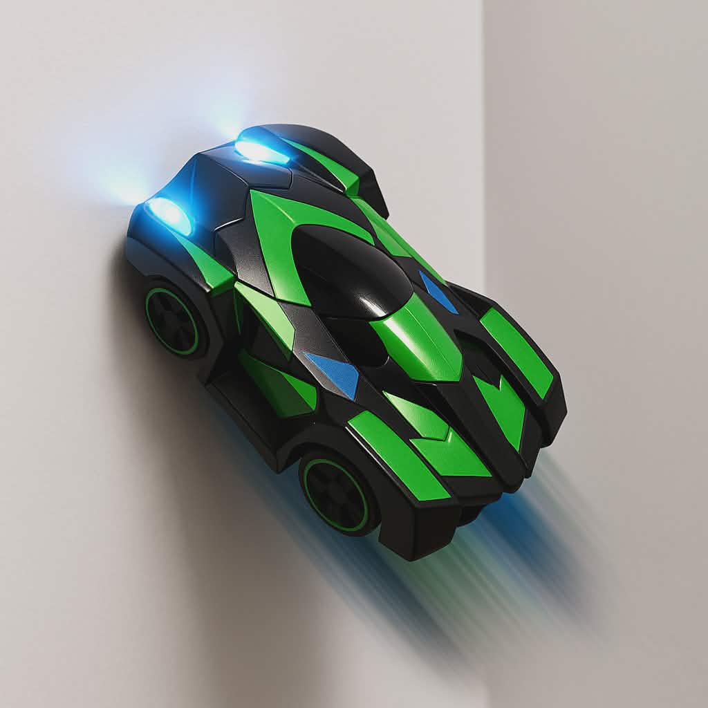 MX WALL CAR – sienomis ir lubomis važiuojanti R/C mašinėlė!