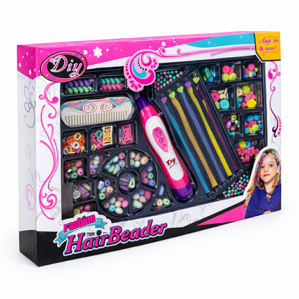 DIY Fashion Hair Beader – plaukų dekoravimo studija namuose