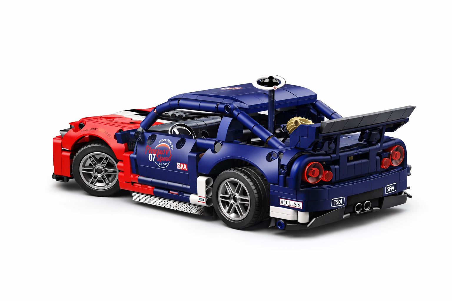 MecFactor „Extreme Tax Rally“ – didelis ralio automobilio konstruktorius vaikams (1304 detalės)