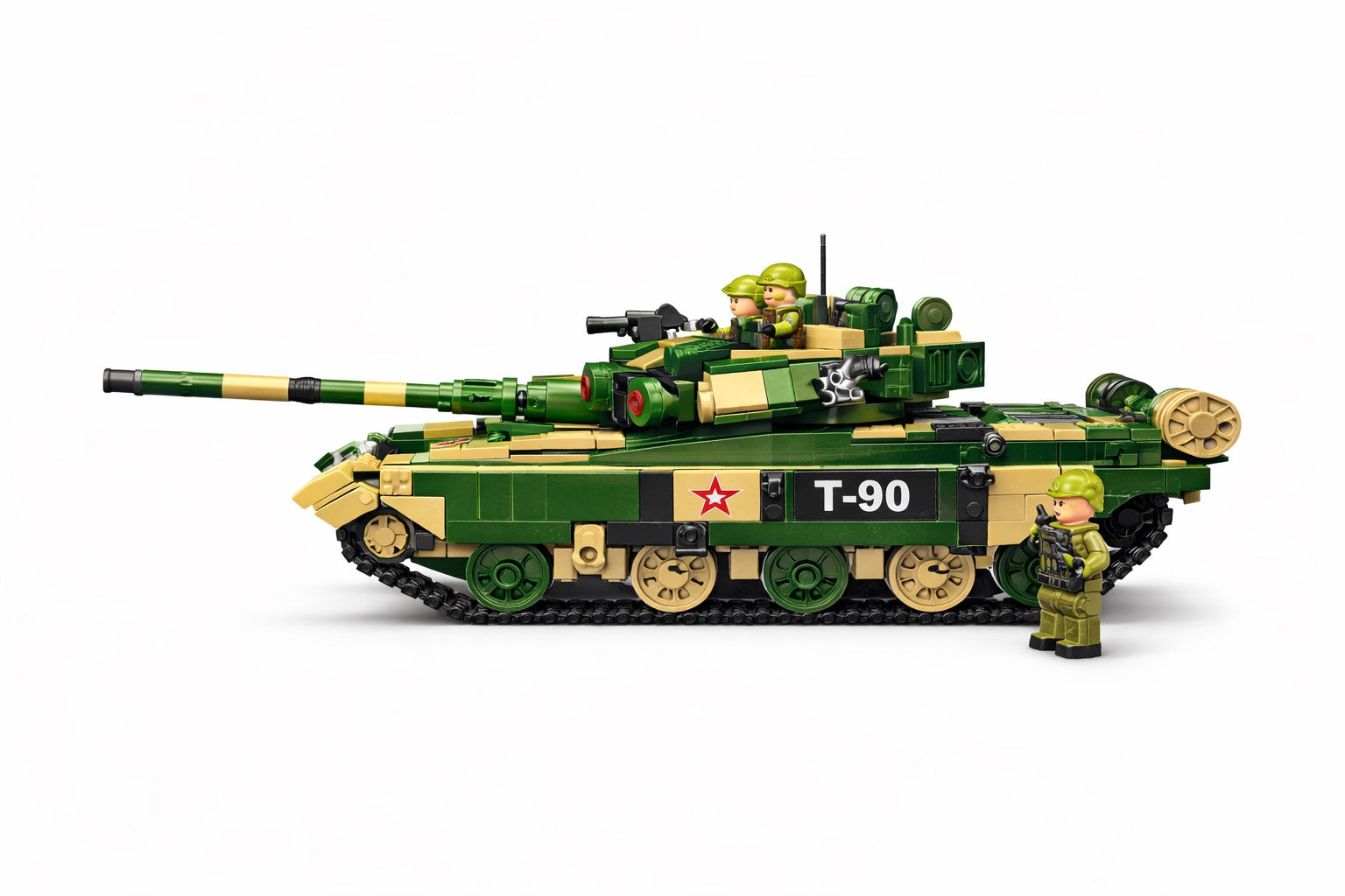 T-90 kovinis tankas – karinis techninis konstruktorius (1085 det.)