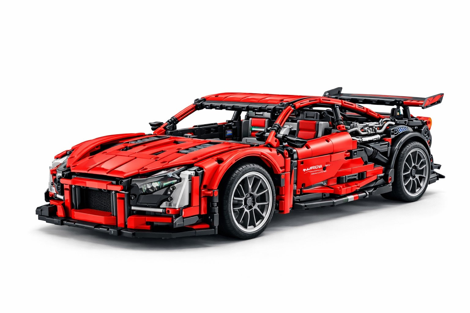 Supercar Pro lenktyninis automobilis – konstruktorius (2048 detalės)